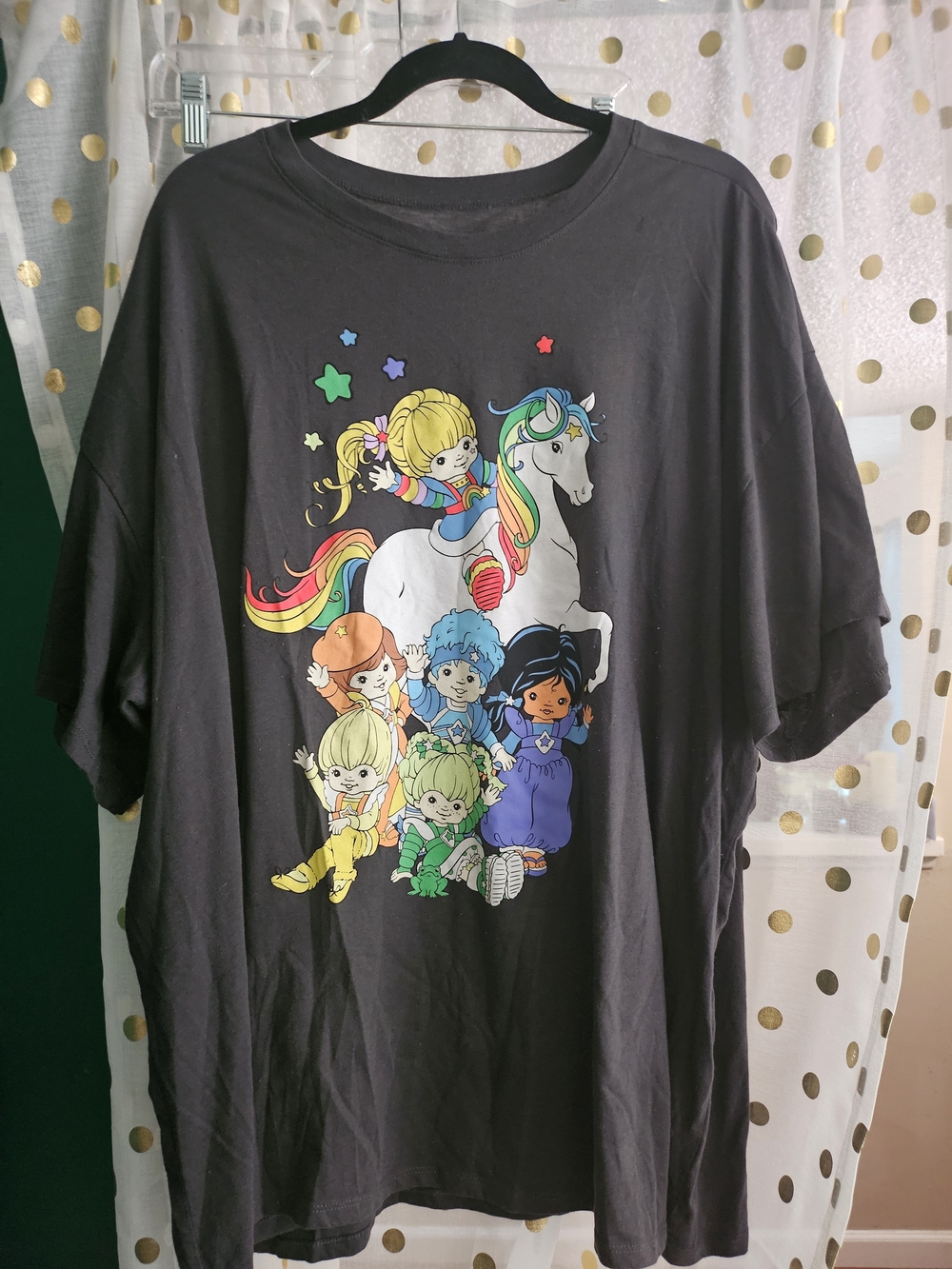 torrid Black Graphic Tee with Rainbow-Haired Pony and Colorful Characters